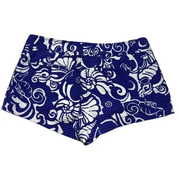 Lilly Pulitzer Blue and White walsh shorts - Picture 3 of 9